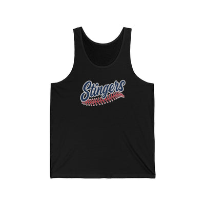 Adult Unisex Stingers Softball Stitches Graphic Bella + Canvas Tank