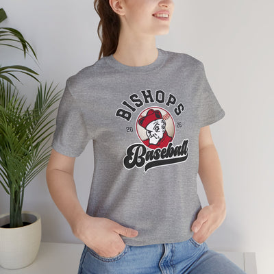 Adult Unisex Battling Bishops 2026 Script Baseball Graphic Short Sleeve Soft Tee