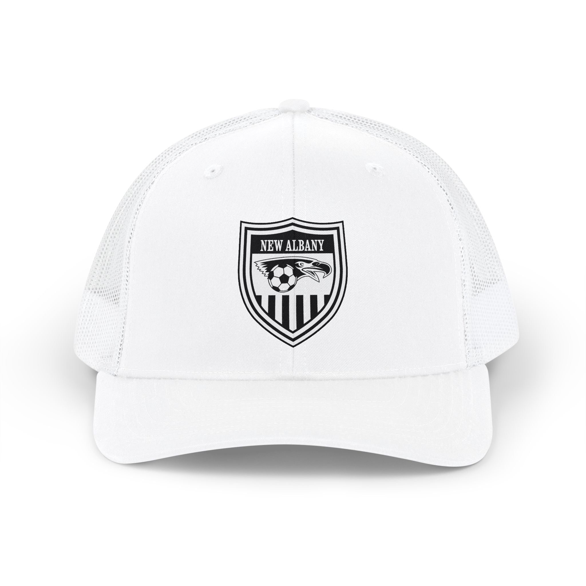 Adult Unisex New Albany Youth Soccer League Crest Richardson 112 Snapback Trucker Hat