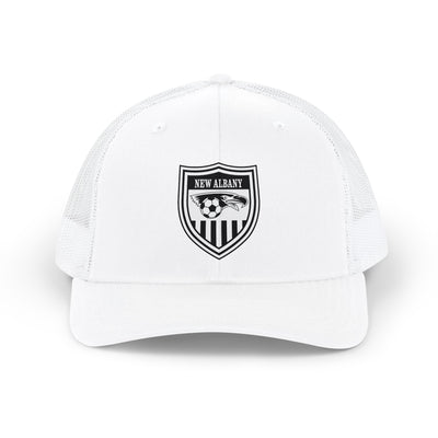 Adult Unisex New Albany Youth Soccer League Crest Richardson 112 Snapback Trucker Hat