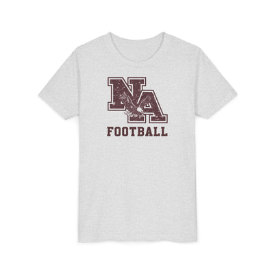 Youth New Albany Football Distressed Vintage Logo Graphic Short Sleeve Bella + Canvas Soft Tee