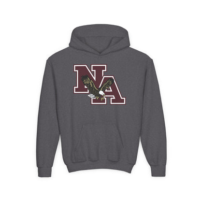 Youth Maroon Classic Logo Graphic Hoodie