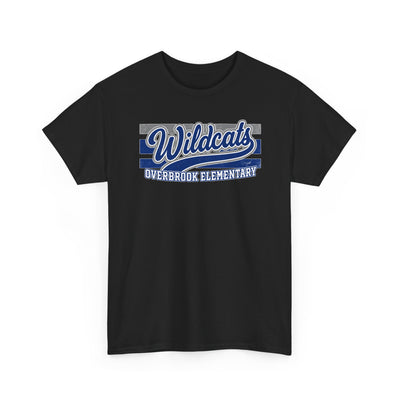 Adult Unisex Overbrook Elementary Wildcats Vintage Distressed Spirit Graphic Gildan Classic Tee