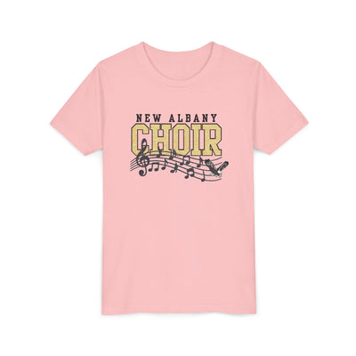 Youth New Albany Choir Digital Glitter Graphic Short Sleeve Soft Tee