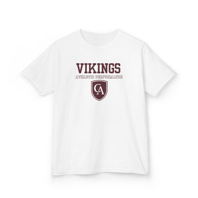 Youth Columbus Academy Vikings Athletic Performance Graphic Short Sleeve Gildan Heavy Tee