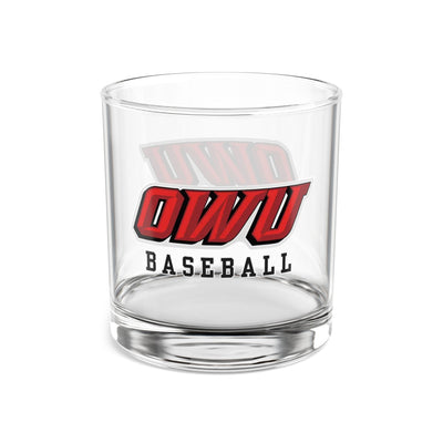 OWU Bishops Baseball Graphic Rocks Glass