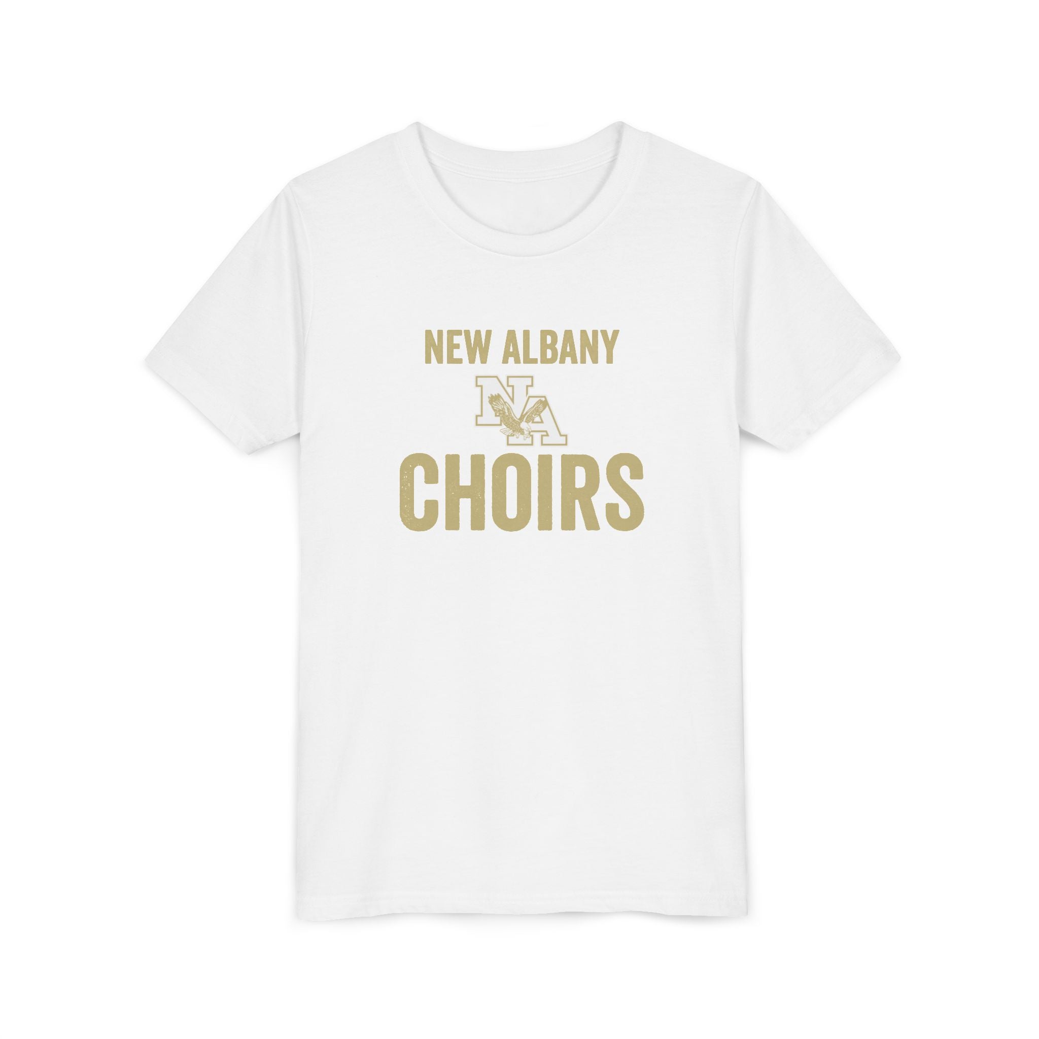 Youth Vintage Distressed New Albany Choirs Graphic Short Sleeve Soft Tee