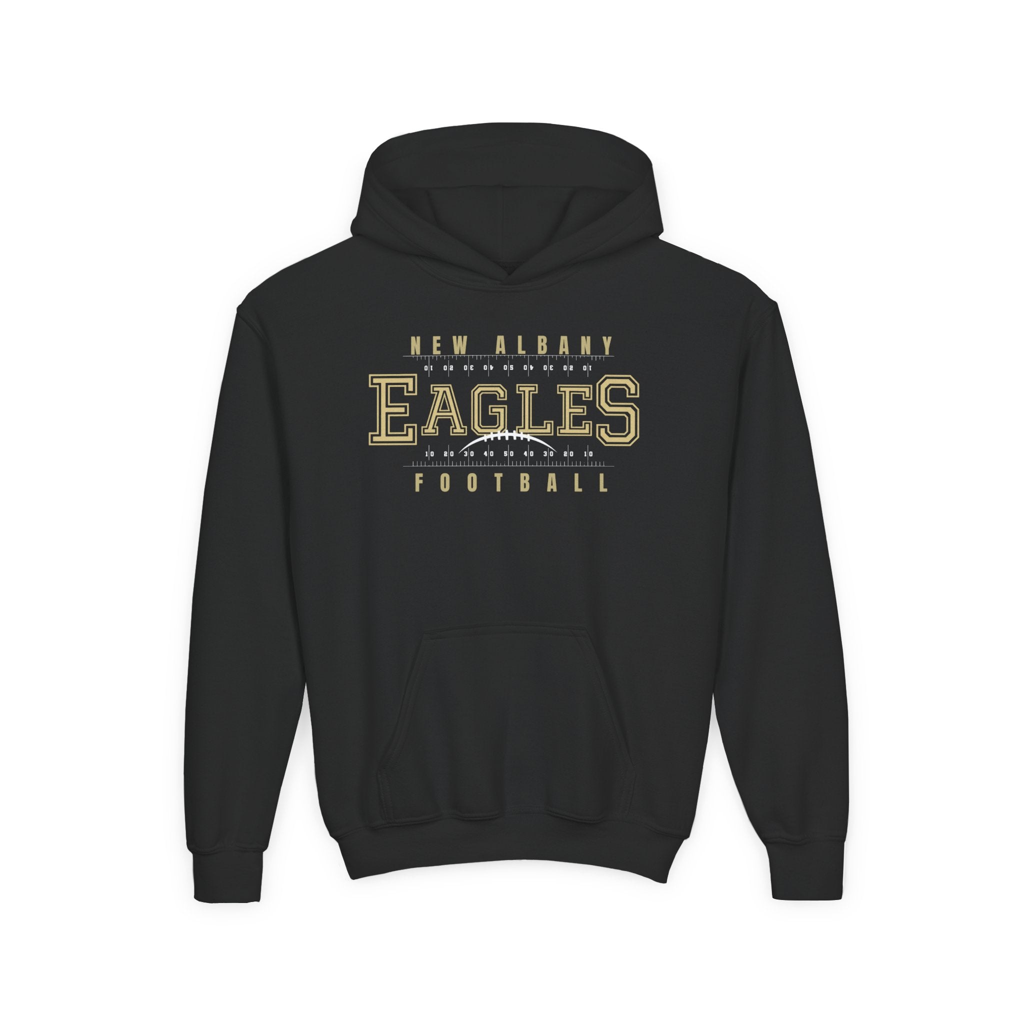 Youth New Albany Football Defend the Field Graphic Hoodie