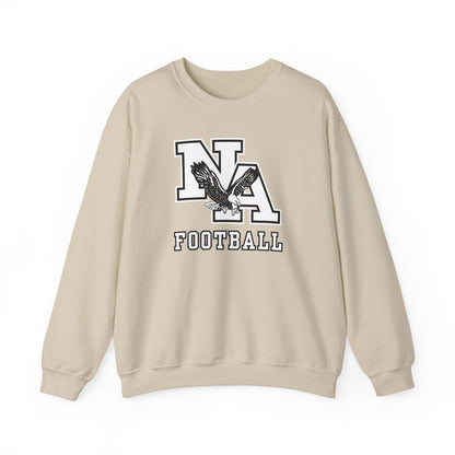 Adult Unisex Classic Logo White Football Graphic Sweatshirt
