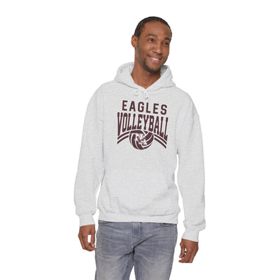 Adult Unisex New Albany Volleyball Varsity Arch Graphic Hoodie