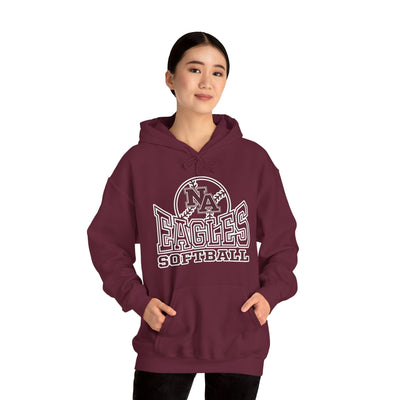 Adult Unisex NA Eagles Softball Graphic Hoodie