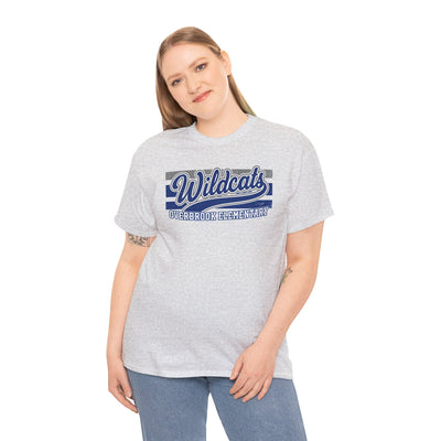 Adult Unisex Overbrook Elementary Wildcats Vintage Distressed Spirit Graphic Gildan Classic Tee