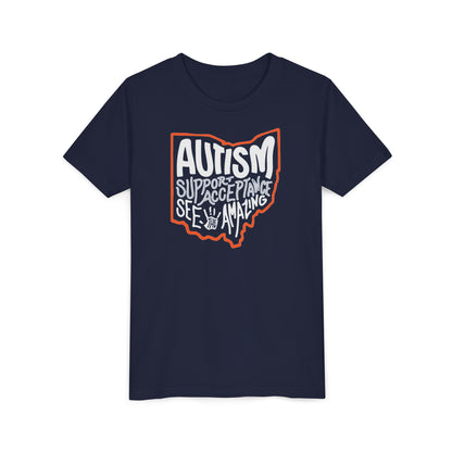 Youth Autism See The Amazing Graphic Short Sleeve Soft Tee - Bridgeway Academy