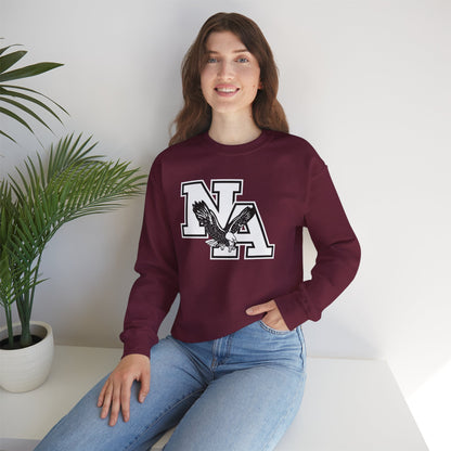 Adult Unisex Classic White and Black Logo Graphic Sweatshirt