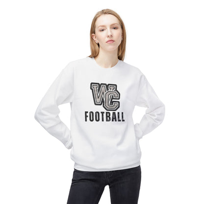 Adult Unisex Vintage Distressed Westerville Central Football Graphic Soft Style Sweatshirt