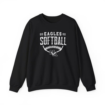 Adult Unisex New Albany Eagles Softball Strong Striped Graphic Sweatshirt