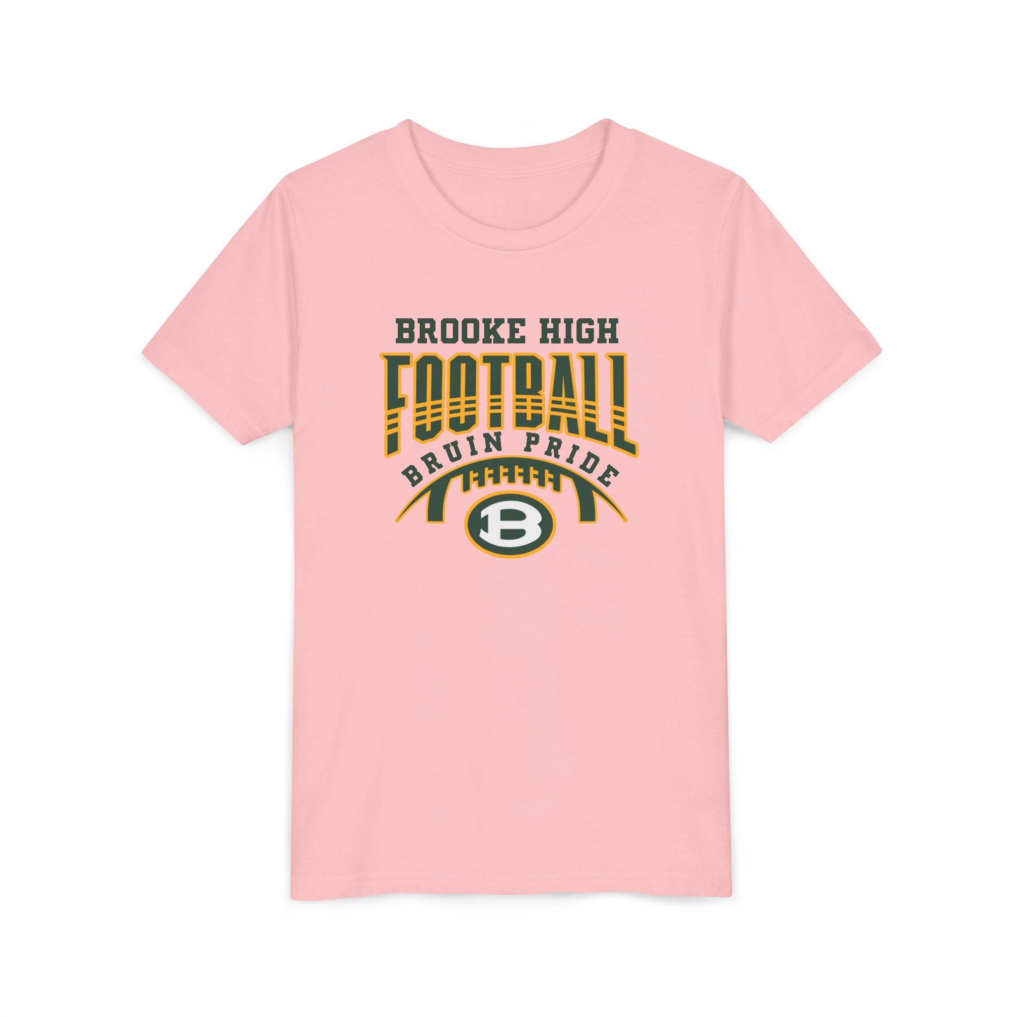 Youth Bruin Pride Football Graphic Short Sleeve Soft Tee