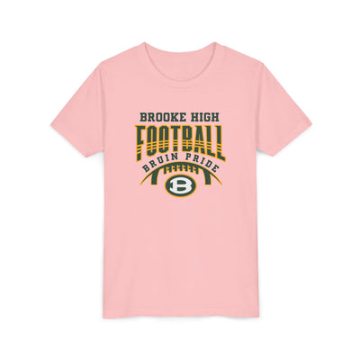 Youth Bruin Pride Football Graphic Short Sleeve Soft Tee