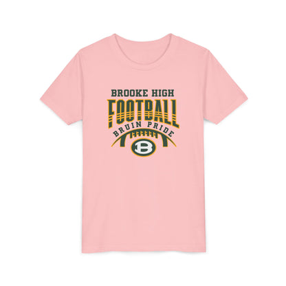 Youth Bruin Pride Football Graphic Short Sleeve Soft Tee