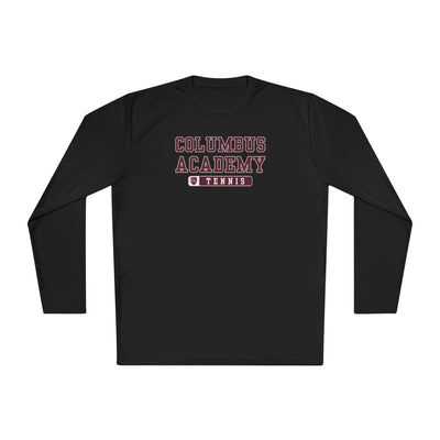 Adult Unisex Columbus Academy Tennis Graphic Sport-Tek Competitor Performance Long Sleeve Tee