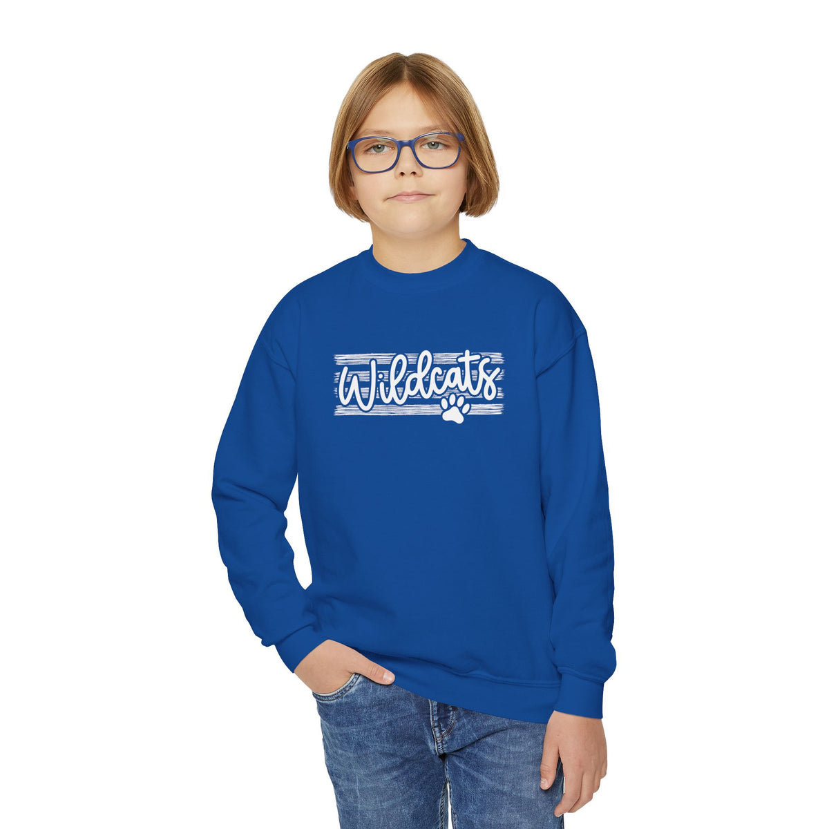 Youth Overbrook Elementary Wildcats Spirit Graphic Sweatshirt