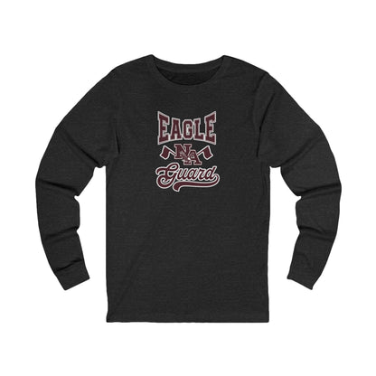 Adult Unisex Classic Varsity Eagle Guard Graphic Long Sleeve Soft Tee