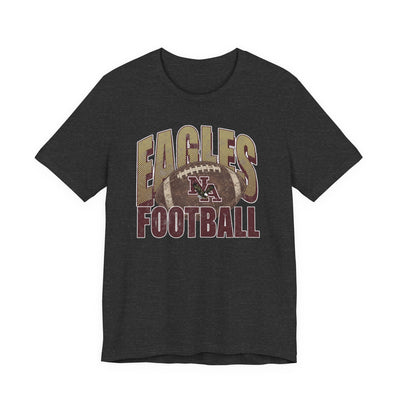 Adult Unisex New Albany First-Down Distressed Football Graphic Short Sleeve Soft Tee