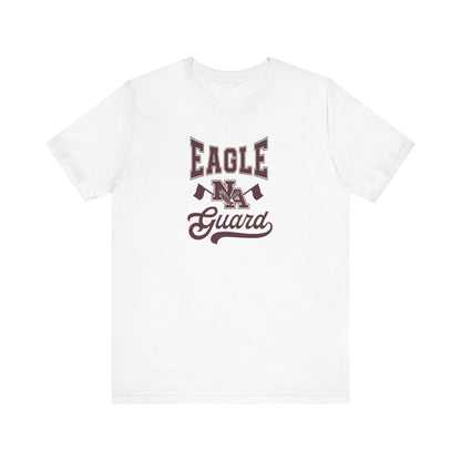 Adult Unisex Classic Varsity Eagle Guard Graphic Short Sleeve Soft Tee