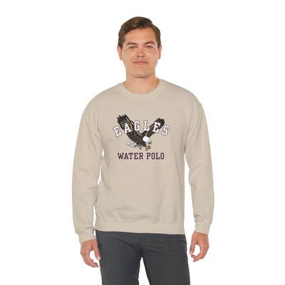Adult Unisex Flying  Water Polo Eagle Graphic Sweatshirt