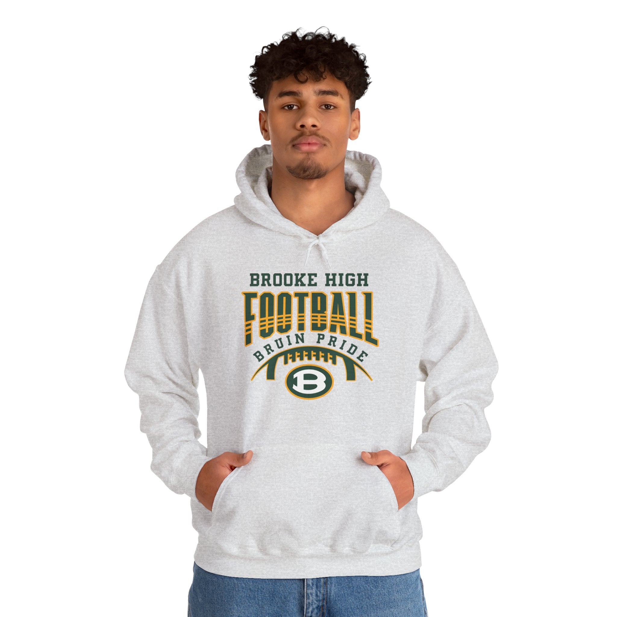 Adult Unisex Bruin Pride Football Graphic Hoodie