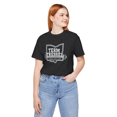 Adult Unisex Team Tressel Fitness Challenge Graphic Short Sleeve Soft Tee