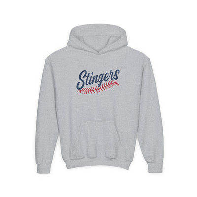 Youth Stingers Softball Stitches Graphic Hoodie