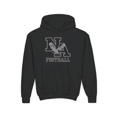Youth New Albany Tonal Football Logo Graphic Hoodie