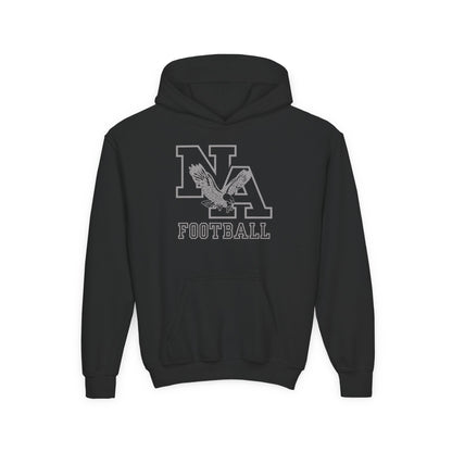 Youth New Albany Tonal Football Logo Graphic Hoodie