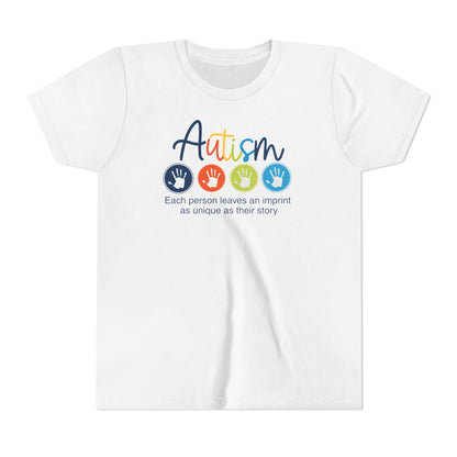 Youth Autism Imprint Graphic Short Sleeve Soft Tee