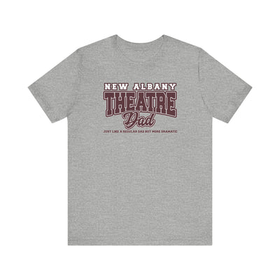 Adult Unisex New Albany Theatre Dramatic Dad Short Sleeve Soft Tee