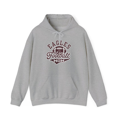 Adult Unisex Eagles Spirit Script Football Mom Graphic Hoodie