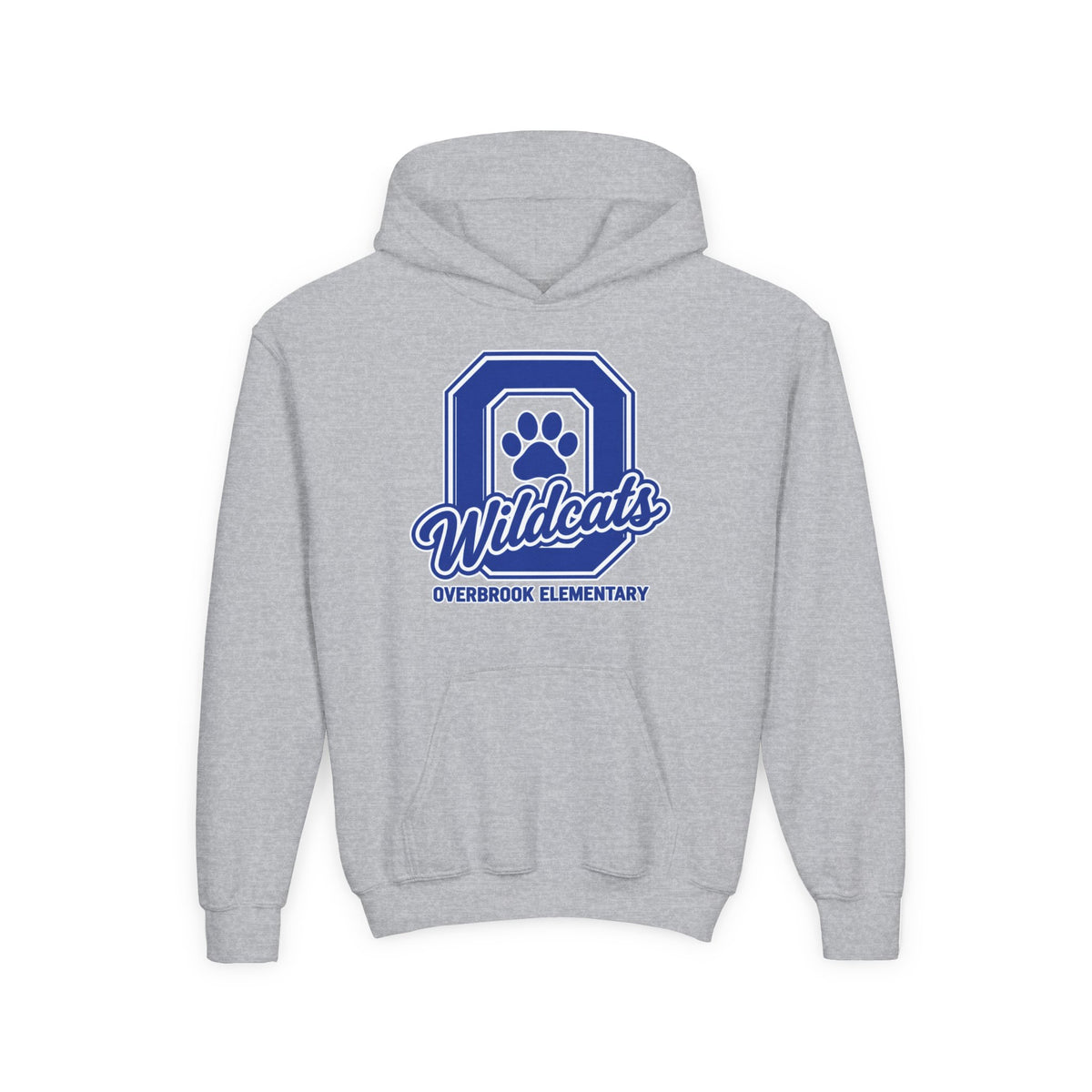 Youth Overbrook Elementary Wildcats Block Letter Graphic Hoodie