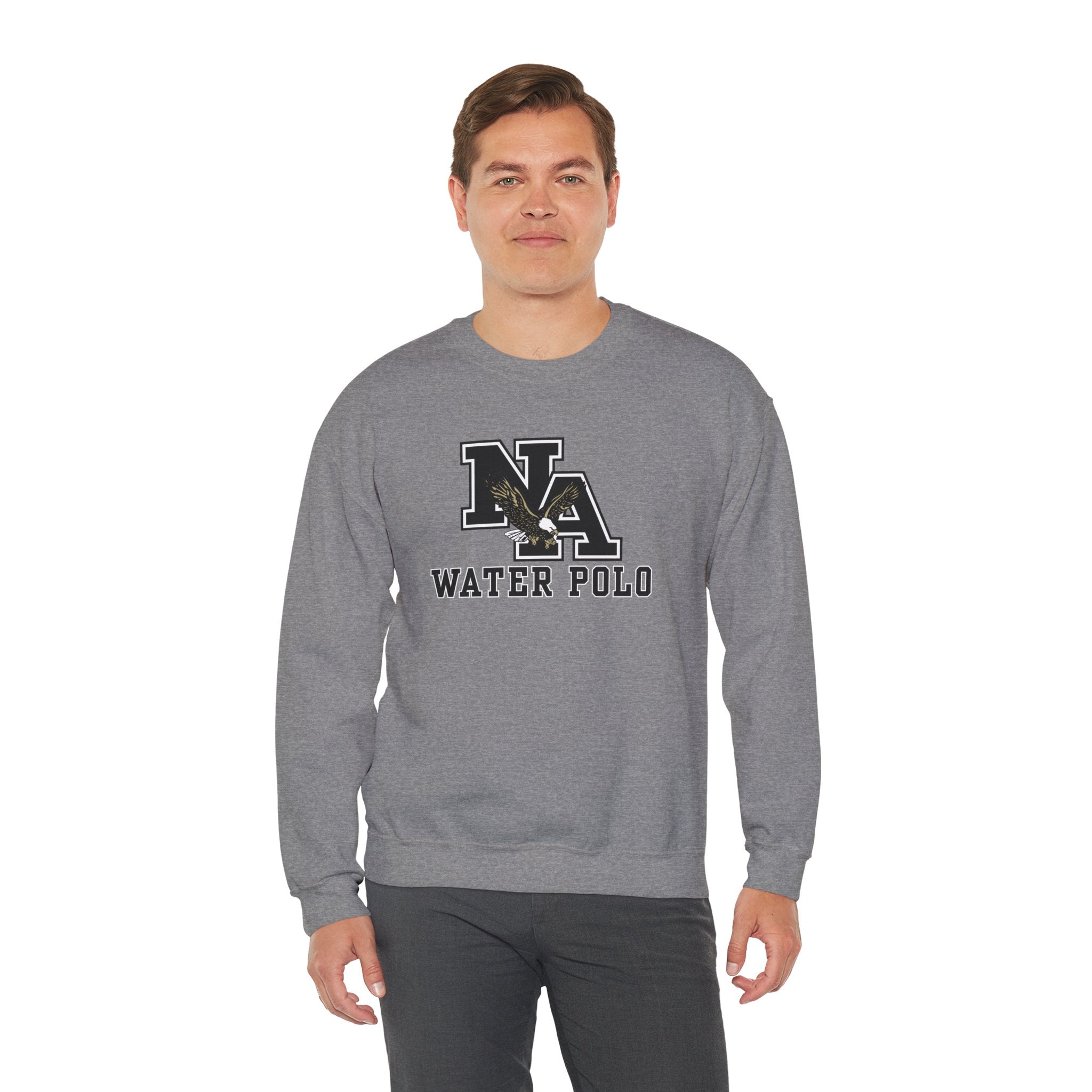 Adult Unisex New Albany Water Polo Classic Black Logo Graphic Sweatshirt
