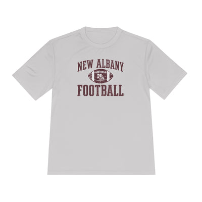 Adult Unisex New Albany Football Pride Graphic Sport-Tek Competitor Performance Tee