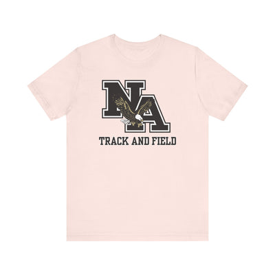 Adult Unisex Classic Logo Track and Field Graphic Short Sleeve Soft Tee