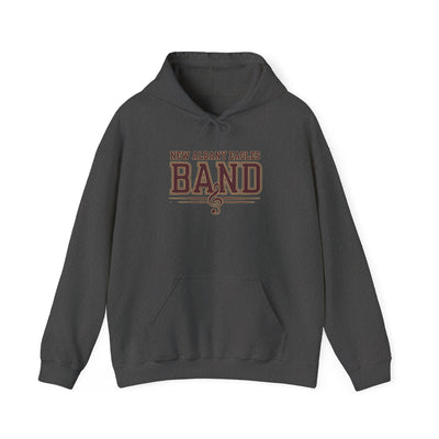 Adult Unisex New Albany Eagles Band Musical Note Graphic Hoodie