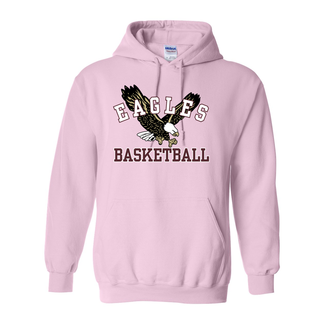 Adult Unisex Flying Eagle Basketball Graphic Hoodie