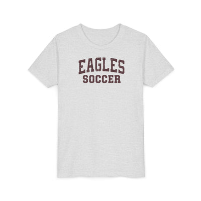 Youth New Albany Eagles Soccer Vintage Distressed Graphic Short Sleeve Bella + Canvas Soft Tee