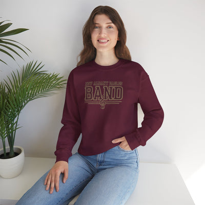 Adult Unisex New Albany Eagles Band Musical Note Graphic Sweatshirt