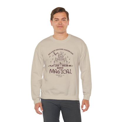Adult Unisex NAHS Marching Band March Magical Graphic Sweatshirt