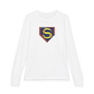 Youth Stingers Softball Logo Graphic Bella + Canvas Long Sleeve Soft Tee