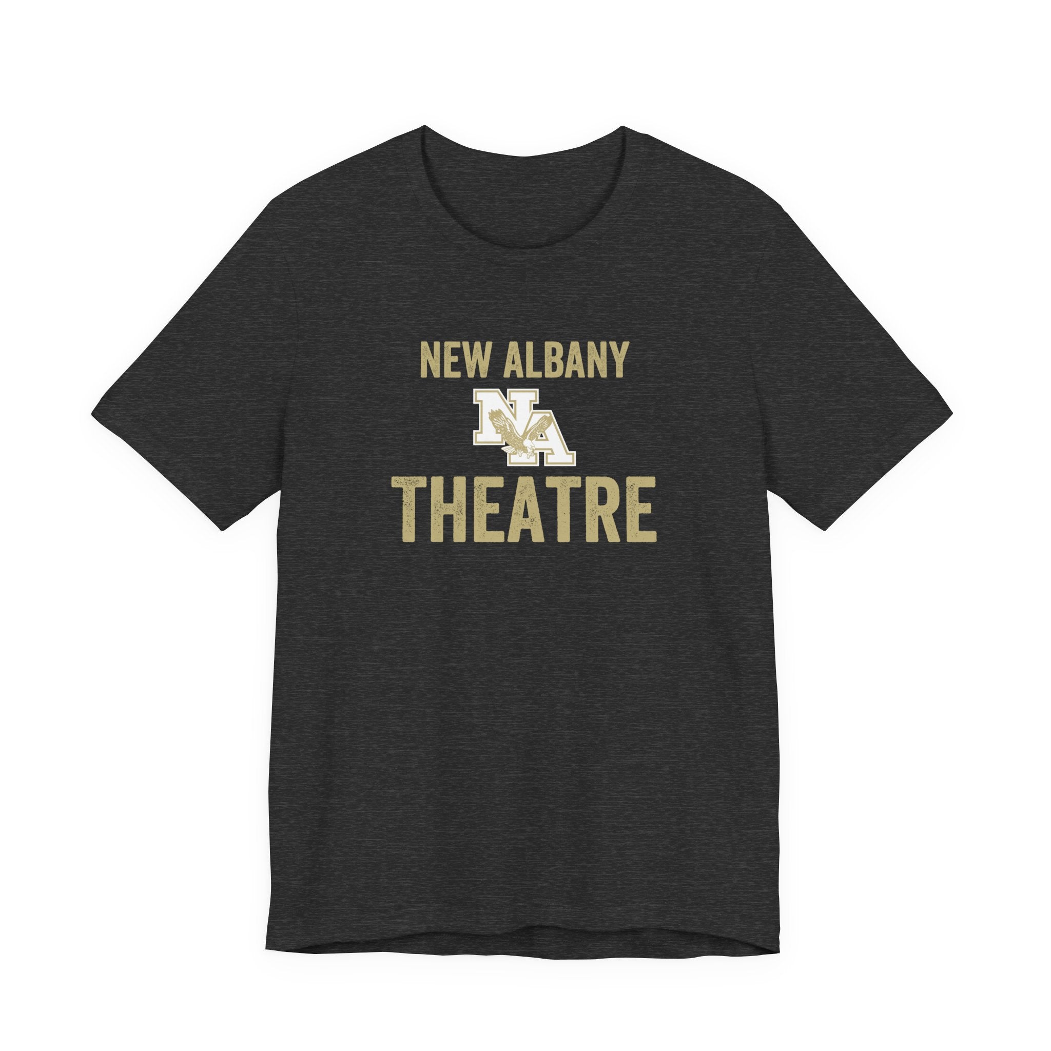 Adult Unisex Vintage Distressed New Albany Theatre Graphic Short Sleeve Soft Tee