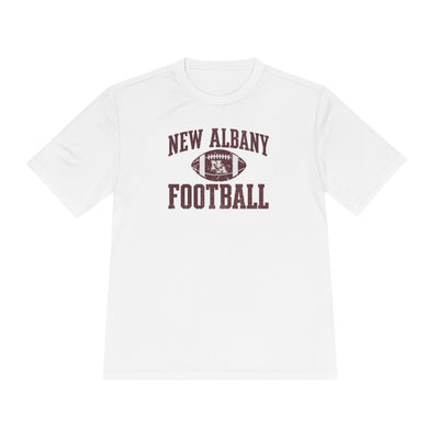 Adult Unisex New Albany Football Pride Graphic Sport-Tek Competitor Performance Tee