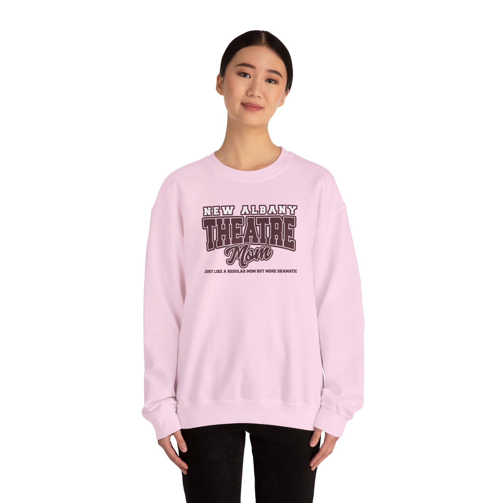 Adult Unisex New Albany Theatre Dramatic Mom Graphic Sweatshirt